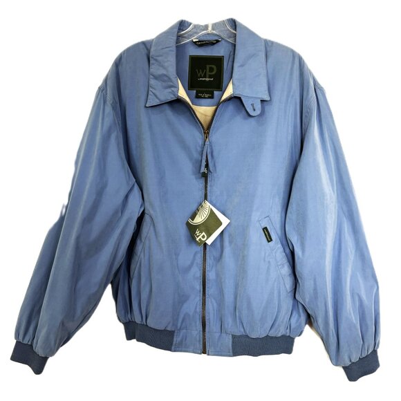 Weatherproof Lightweight Microfiber Full Zip Bomber Jacket Size L - NWT - Picture 5 of 14